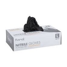 Nitrile Powder-Free Gloves Large (Black)