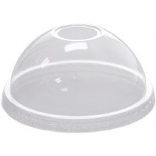 Plastic Dome Lids w/ Hole