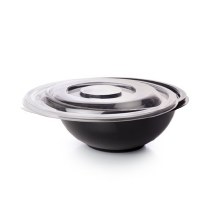 FLAT PET LID - FITS 48 OZ. SALAD BOWL