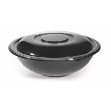 48 OZ. SALAD BOWL PET, BLACK