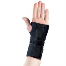 Thermoskin Adjustable Wrist Hand Brace, Black, One Size, RIGHT