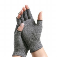 Dynamic Compression Gloves,Grey,Small