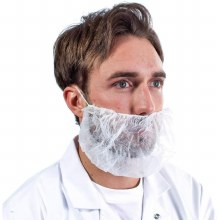 BEARD COVERS WHT REG SZ 100PK