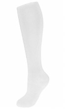 NRSE COMPRESSION SCKS WHT 12IN