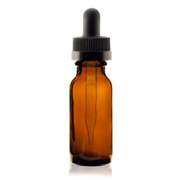 1/2oz Amber Glass with Dropper