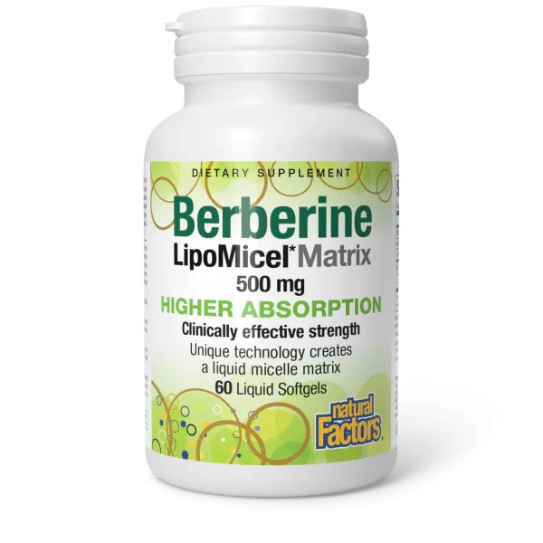 Berberine LipoMicel Matrix 500mg 60ct