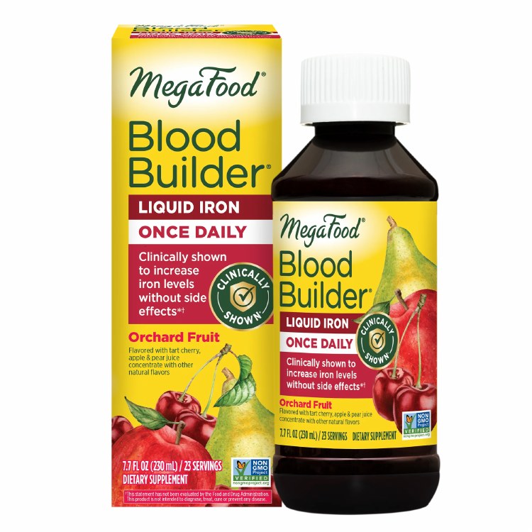 Blood Builder Liquid Iron Once Daily Orchard Fruit 7.7 oz