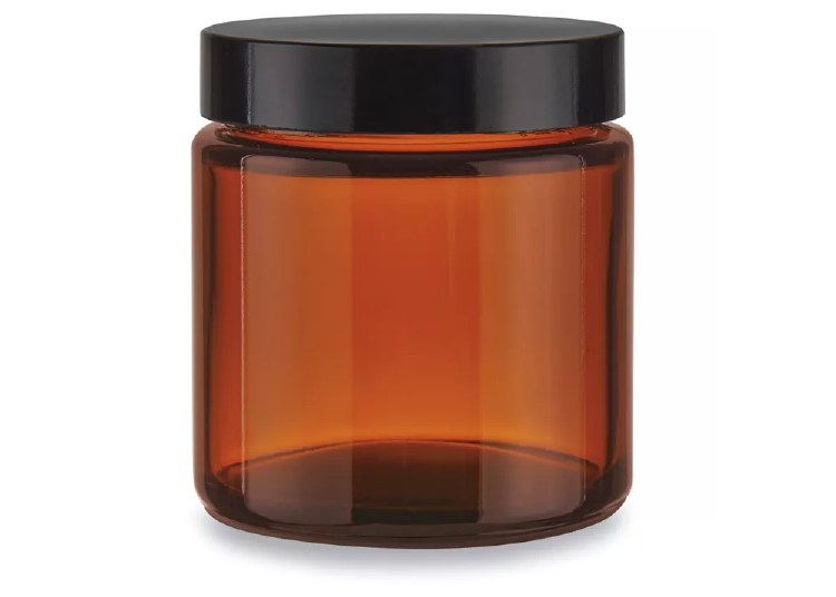 4oz Amber Glass Jar