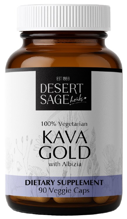 Kava Gold w/Albizzia Caps 90c