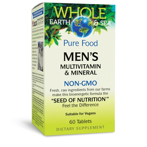 Men's Multivitamin & Mineral - Whole Earth & Sea 60ct