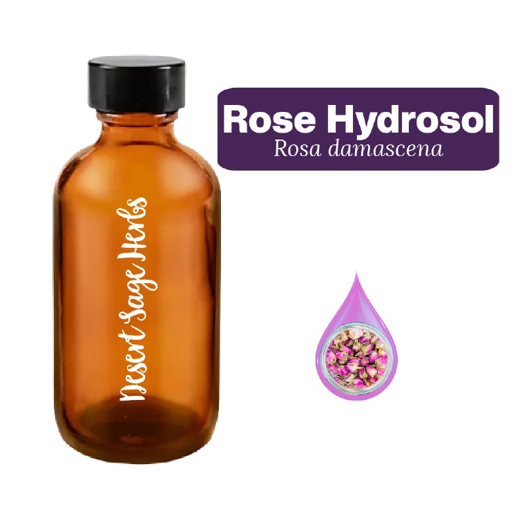 Rose Hydrosol 2oz Cap