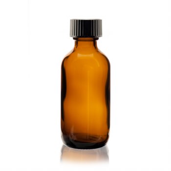 1oz Amber Glass with Cap