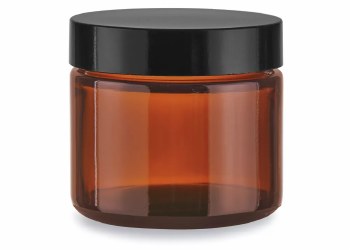 1oz Amber Glass Jar