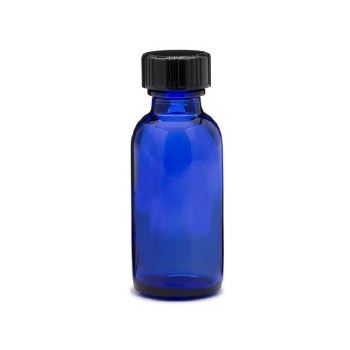 1oz Cobalt Glass w/ Cap