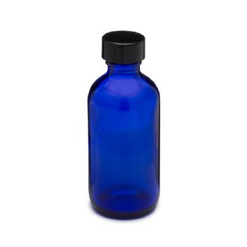 2oz Cobalt Glass w/ Cap