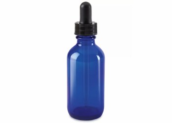 BOTTLE Cobalt 4oz Jar Glass