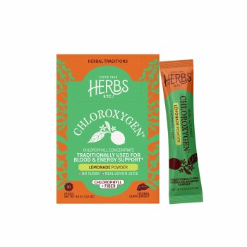 ChlorOxygen Chlorophyll Concentrate Lemonade Powder 10 Sticks