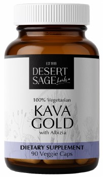 Kava Gold w/Albizzia Caps 90c