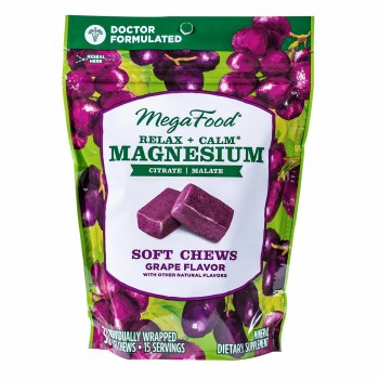 Relax & Calm Magnesium Soft Chews - Grape 30ct