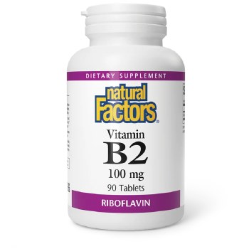 Vitamin B2 Riboflavin 100mg 90ct