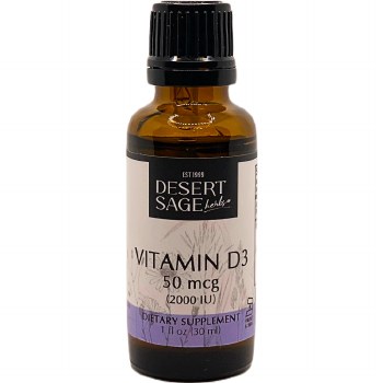 Vitamin D3 (2000IU) Unflav 1oz