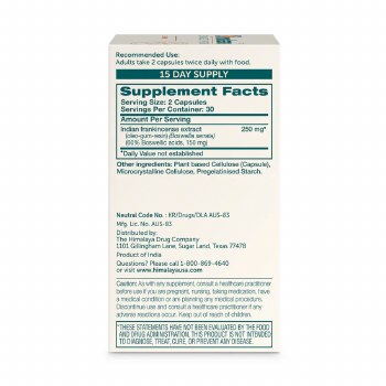 Additional picture of Boswellia Capsules 60ct
