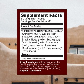 Additional picture of CranBladder ReLeaf Softgels 60ct