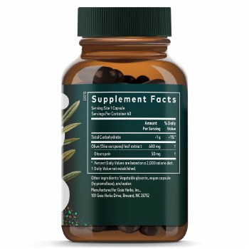 Additional picture of Olive Leaf Capsules 60ct