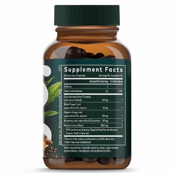 Additional picture of Turmeric Supreme: Pain Support Capsules 60ct