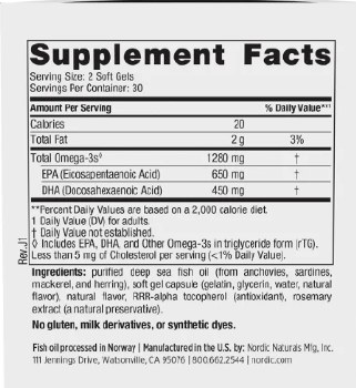 Additional picture of Ultimate Omega Fish Oil 60ct