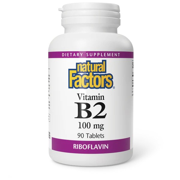 Vitamin B2 Riboflavin 100mg 90ct