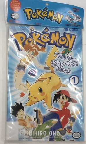 Pokemon Pikachu Shocks Back Comic 4 Pack