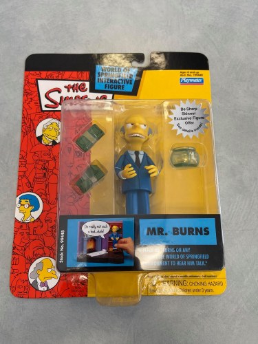 Simpsons Mr Burn World of Springfield Interactive Figure