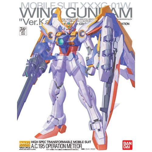Gundam Wing Endless Waltz XXXG-01W Wing Gundam Ver Ka MG 1/100 Model Kit