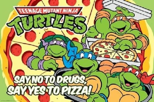 Teenage Mutant Ninja Turtles Pizza 36"x24" Poster