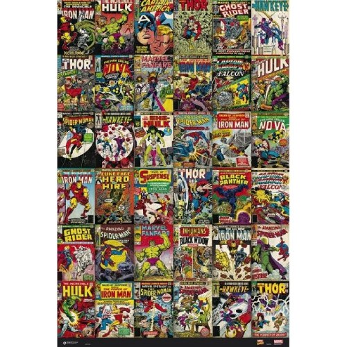 Marvel Classic Covers 24"x36" Poster