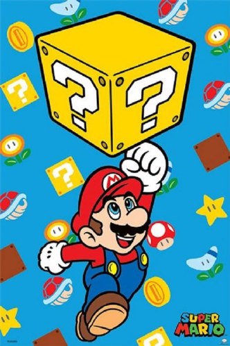 Mario Block 24" x 36" Poster