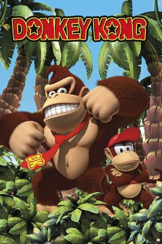 Donkey Kong Jungle 24" x 36" Poster
