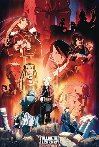 Full Metal Alchemist Brotherhood Group 24"x36" Poster