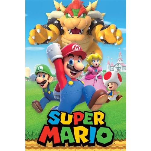 Super Mario Montage 24" x 36" Poster