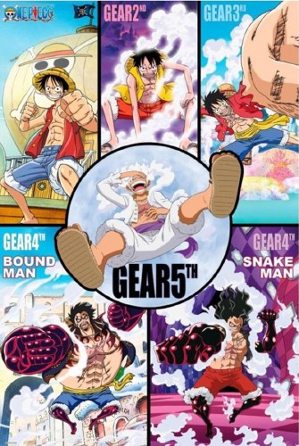 One Piece Wanted Gears History 24" x 36" Poster