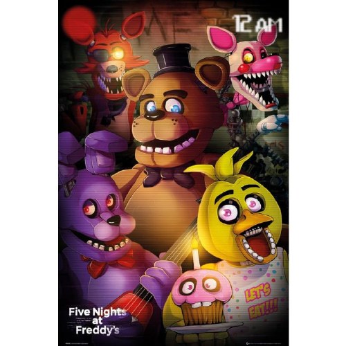 Five Nights at Freddy's Let's Eat 24" x 36" Poster