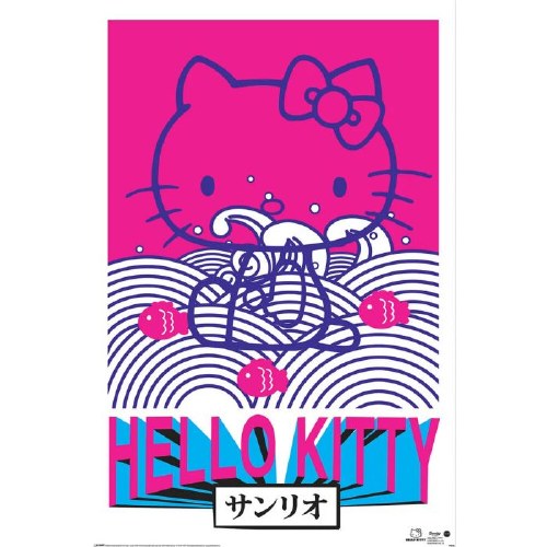 Hello Kitty Tokyo Rebel 24"x36" Poster