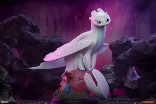 How To Train Your Dragon Light Fury 12" Sideshow Statue