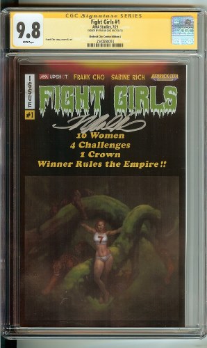 Fight Girls #1 Bedrock City Exlusive Creepy Cover A