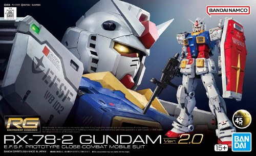 Gundam RX-78-2 Ver 2.0 Gundam RG 1/144 Model Kit