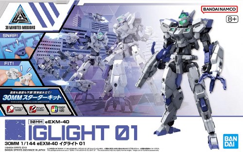 30 Minutes Missions eEXM-40 Iglight 01 1/144 Model Kit