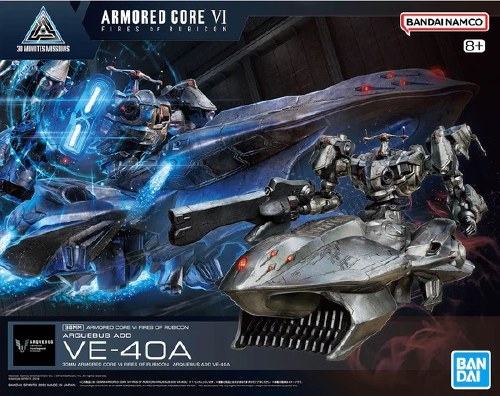 Armored Core VI Fires of Rubicon Arquebus ADD VE-40A 30 MM Model Kit