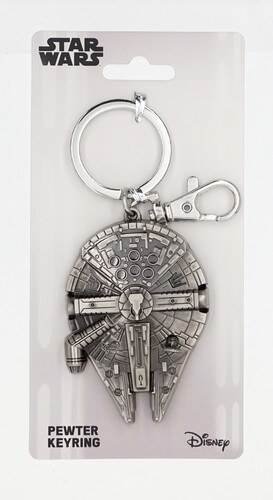 Star Wars Millennium Falcon Pewter Keychain