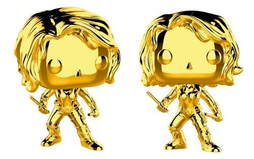 Pop Marvel Black Widow Chrome Vinyl Figure